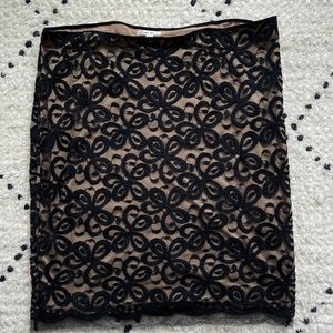 Sophie Max Black Lace Skirt